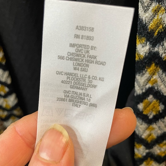 Susan Graver open style print cardigan - Picture 5 of 7